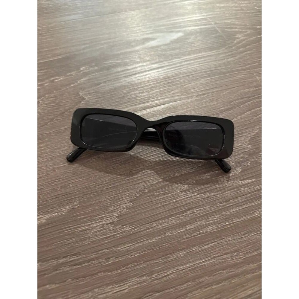 Simply Southern Black Dollar Sign Sunglasses Y2K Rectangle Shades